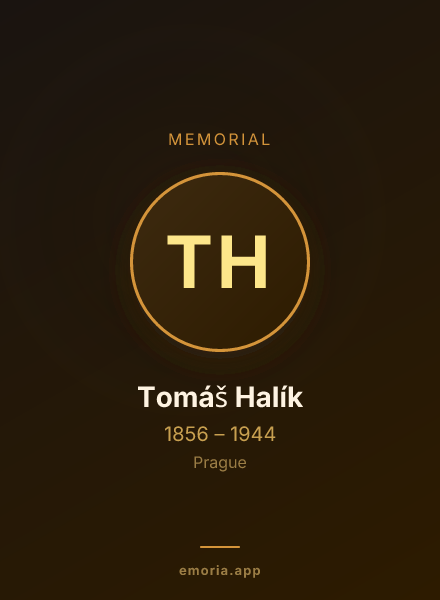 Memorial portrait of Tomáš Halík