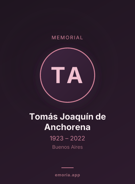 Memorial portrait of Tomás Joaquín de Anchorena