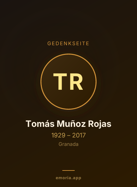 Gedenkportrait von Tomás Muñoz Rojas