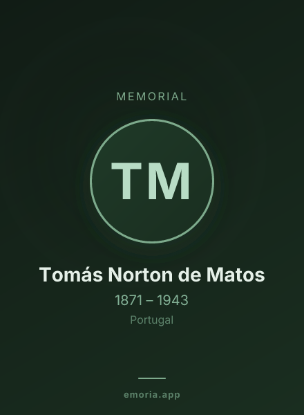 Memorial portrait of Tomás Norton de Matos