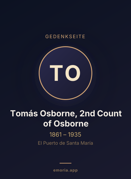 Gedenkportrait von Tomás Osborne, 2nd Count of Osborne
