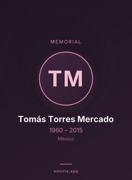 Memorial portrait of Tomás Torres Mercado