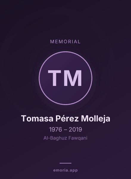 Memorial portrait of Tomasa Pérez Molleja