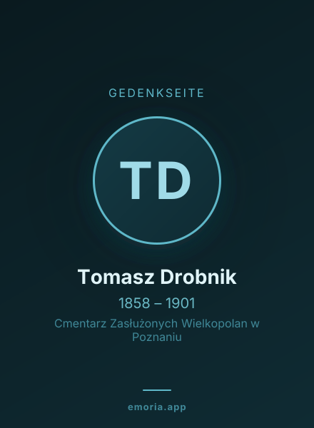 Gedenkportrait von Tomasz Drobnik