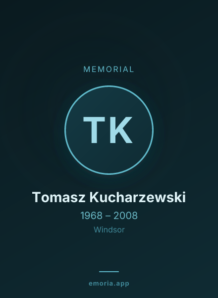 Memorial portrait of Tomasz Kucharzewski