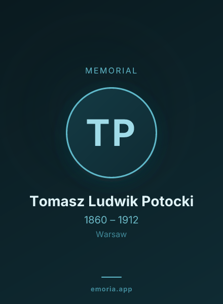 Memorial portrait of Tomasz Ludwik Potocki