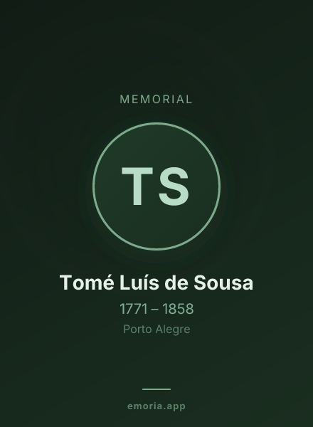 Memorial portrait of Tomé Luís de Sousa