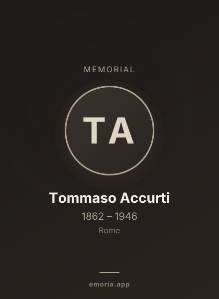 Memorial portrait of Tommaso Accurti