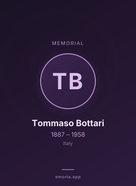 Memorial portrait of Tommaso Bottari