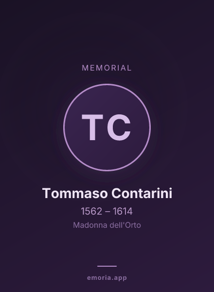 Memorial portrait of Tommaso Contarini