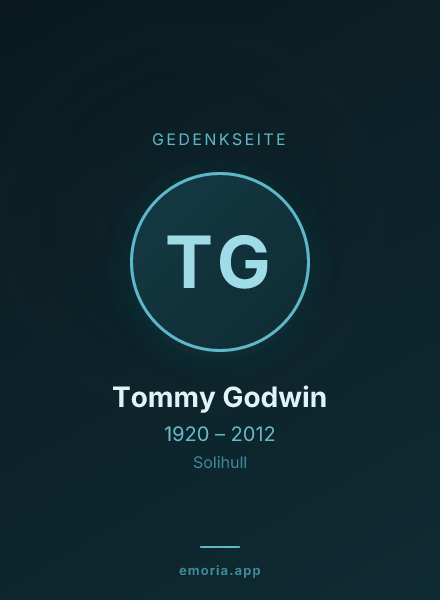 Gedenkportrait von Tommy Godwin
