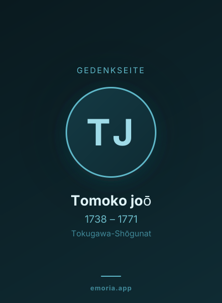 Gedenkportrait von Tomoko joō