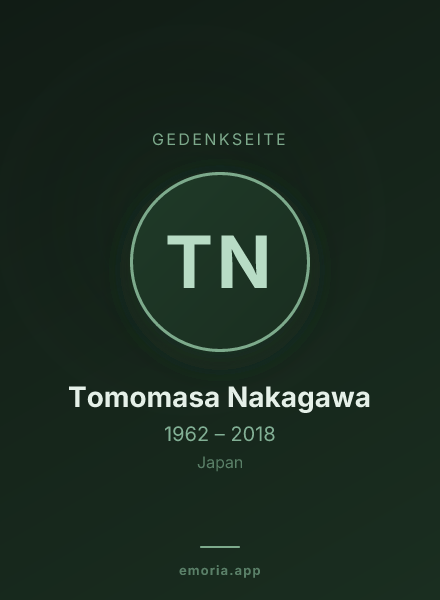 Gedenkportrait von Tomomasa Nakagawa