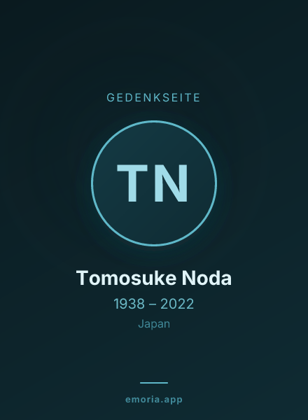 Gedenkportrait von Tomosuke Noda