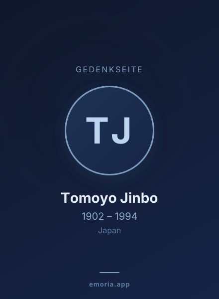 Gedenkportrait von Tomoyo Jinbo