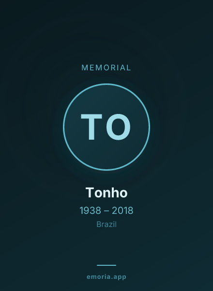 Memorial portrait of Tonho