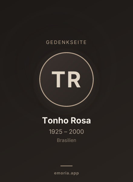 Gedenkportrait von Tonho Rosa