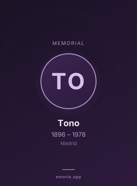 Memorial portrait of Tono