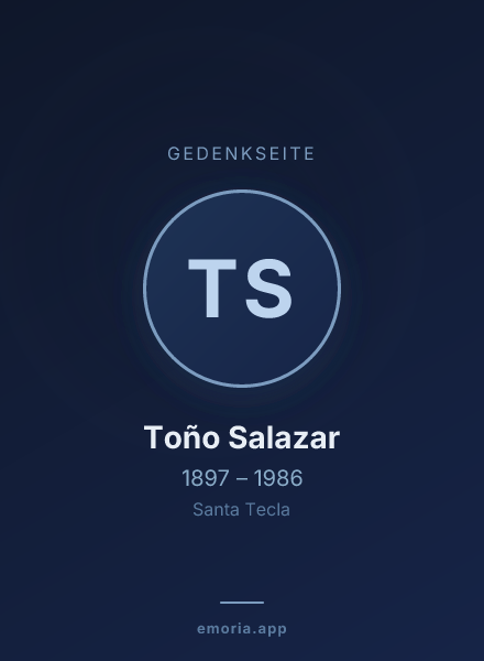 Gedenkportrait von Toño Salazar