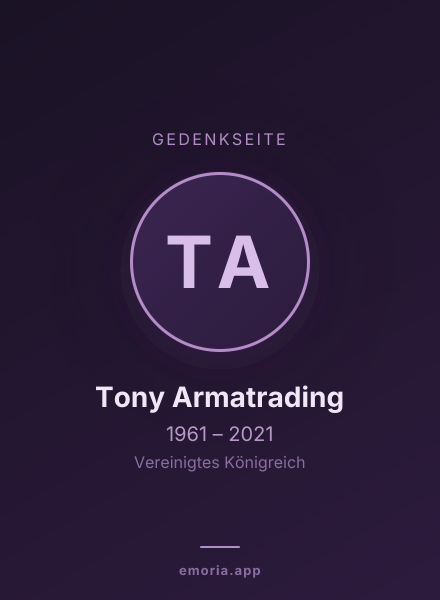 Gedenkportrait von Tony Armatrading