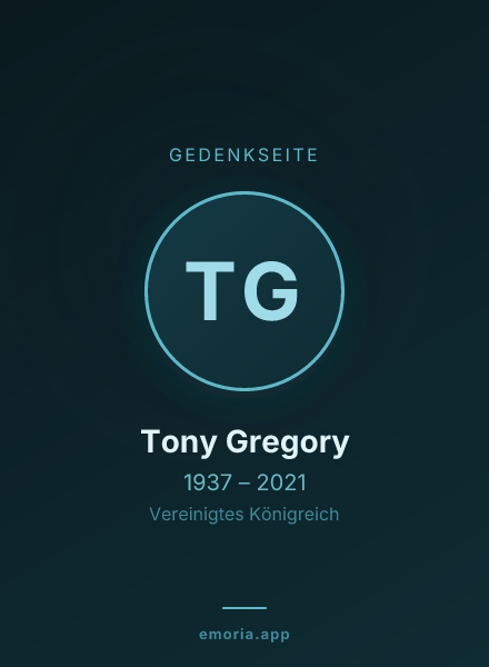 Gedenkportrait von Tony Gregory