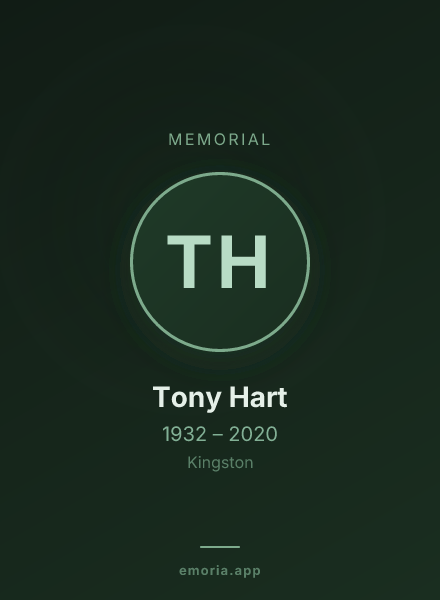 Memorial portrait of Tony Hart