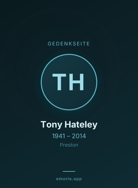 Gedenkportrait von Tony Hateley