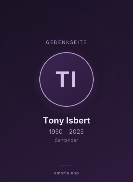 Gedenkportrait von Tony Isbert