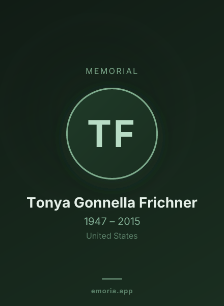 Memorial portrait of Tonya Gonnella Frichner