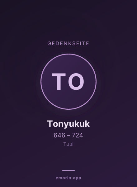 Gedenkportrait von Tonyukuk