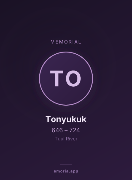 Memorial portrait of Tonyukuk