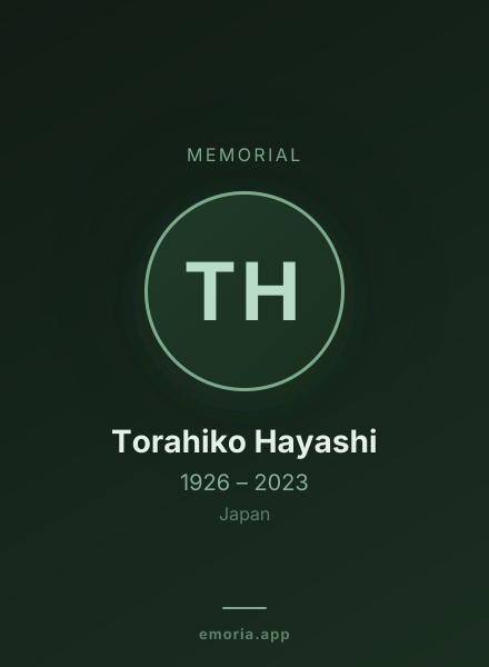 Memorial portrait of Torahiko Hayashi