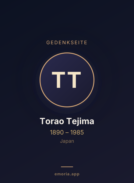 Gedenkportrait von Torao Tejima
