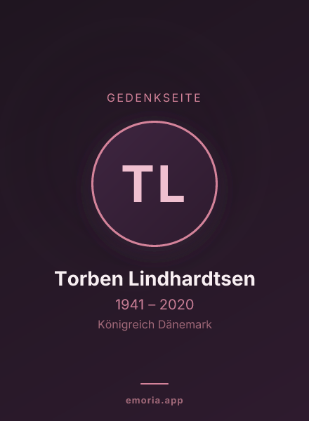 Gedenkportrait von Torben Lindhardtsen