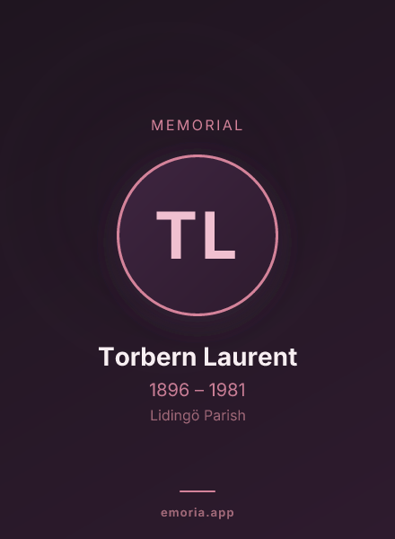 Memorial portrait of Torbern Laurent
