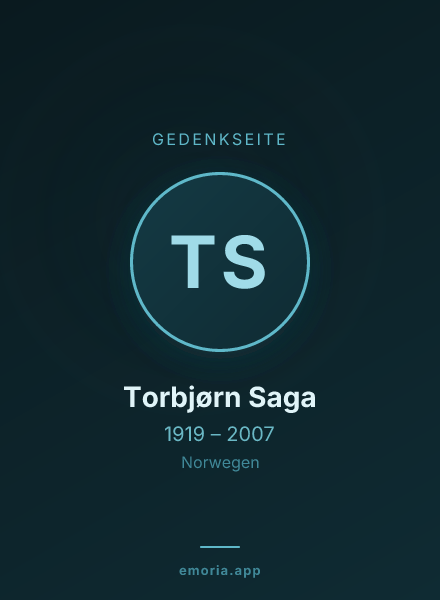Gedenkportrait von Torbjørn Saga