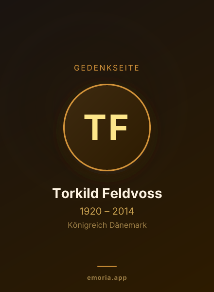 Gedenkportrait von Torkild Feldvoss