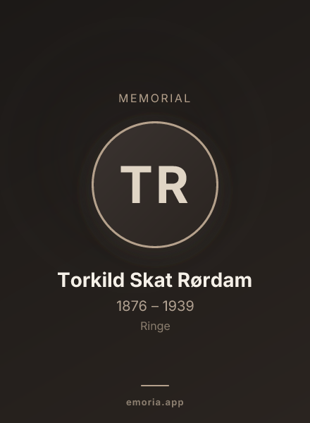 Memorial portrait of Torkild Skat Rørdam