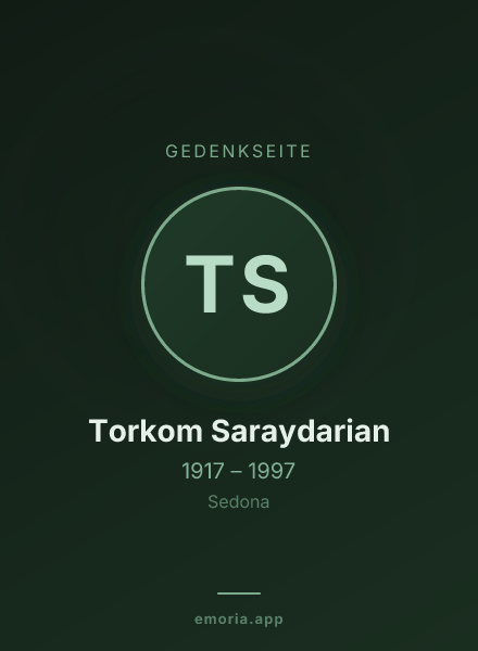 Gedenkportrait von Torkom Saraydarian