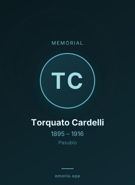 Memorial portrait of Torquato Cardelli