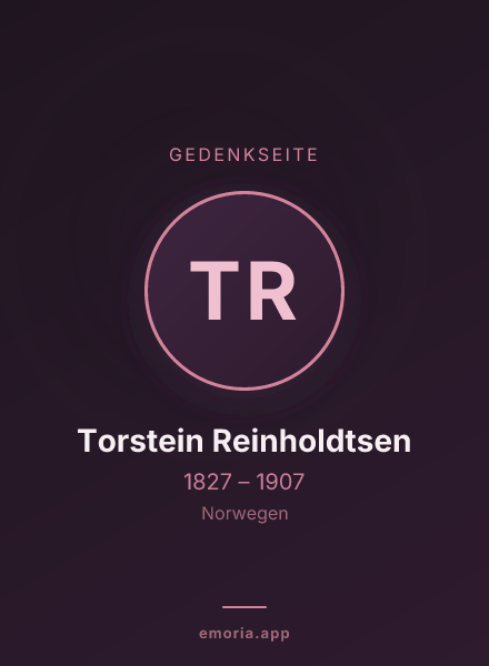 Gedenkportrait von Torstein Reinholdtsen