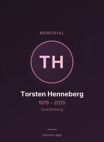 Memorial portrait of Torsten Henneberg