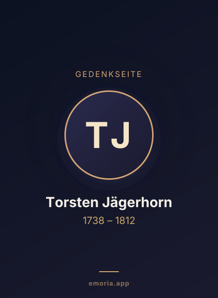 Gedenkportrait von Torsten Jägerhorn