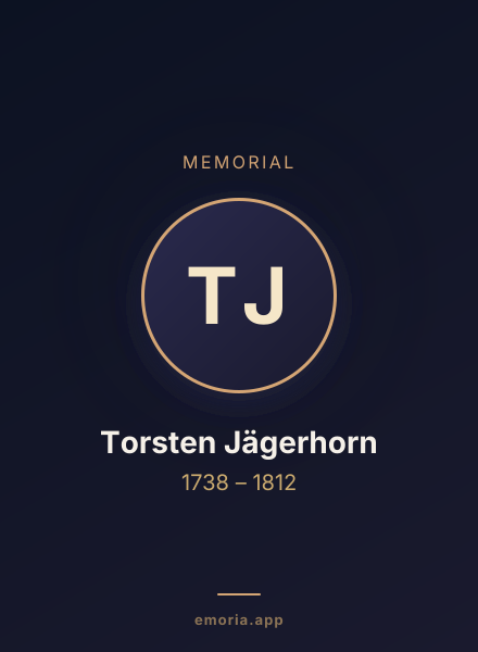 Memorial portrait of Torsten Jägerhorn