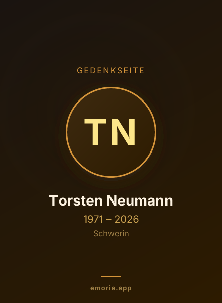 Gedenkportrait von Torsten Neumann