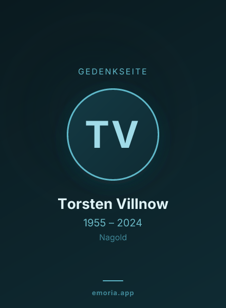Gedenkportrait von Torsten Villnow