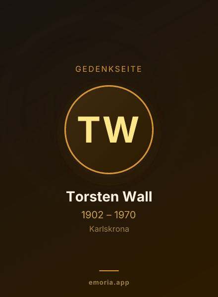 Gedenkportrait von Torsten Wall