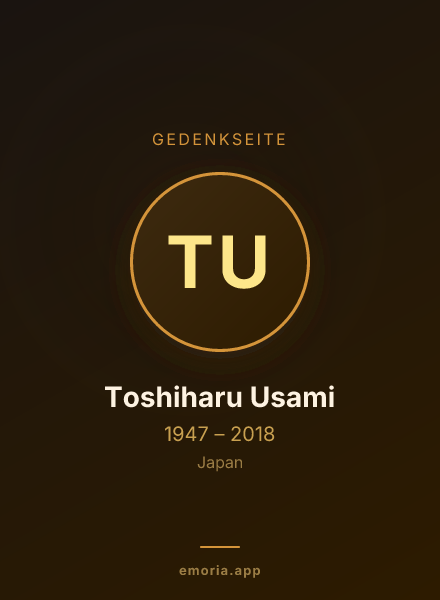 Gedenkportrait von Toshiharu Usami