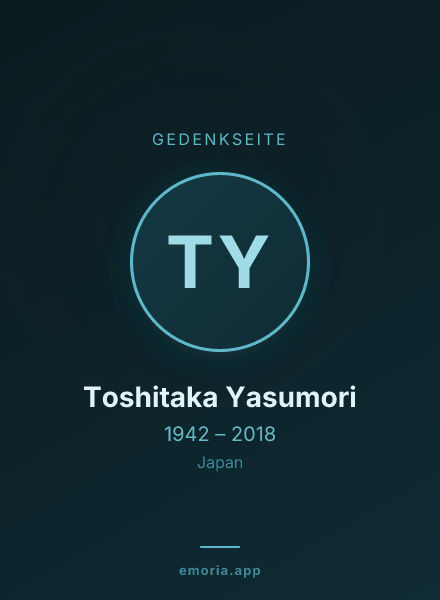 Gedenkportrait von Toshitaka Yasumori