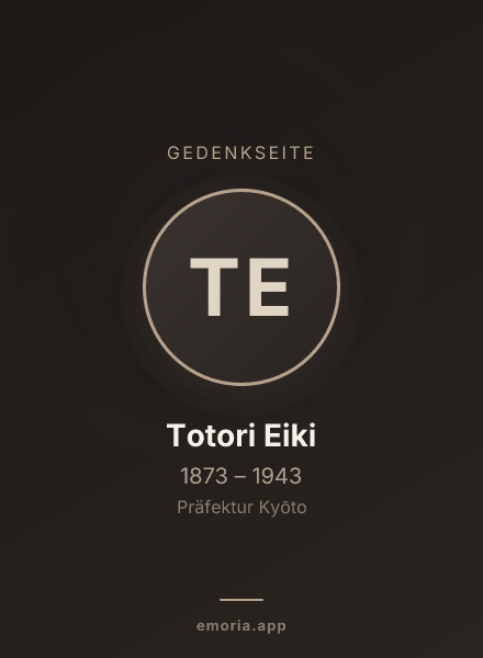 Gedenkportrait von Totori Eiki